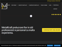 Tablet Screenshot of metalkraft.ro